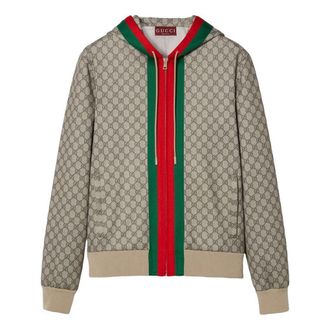 Gucci Technical Jersey Zip Jacket Beige Ebony 795071-XJGRV-2270