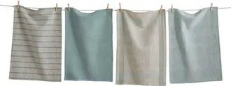 Tag Canyon Woven Dishtowel Set/4 Light Blue Light Blue Cotton Everyday at Nordstrom