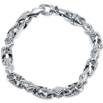 Pompeii3 Mens Designed 14k Gold (65gram) or Platinum (104gram) 9mm Link Bracelet 8.5