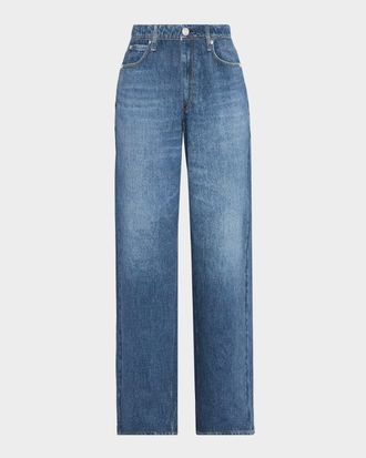 Rag & Bone Miramar Terry Wide-Leg Jeans