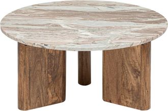 Atmosphera Atmosphera - Mesa De Centro - M&aacute;rmol Y Mango Cr&eacute;ateur DInt&eacute;rieur