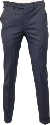 Pantaloni Torino Pantalone Master - Heren - Nette broeken - Blauw - M - Leer - Broeken