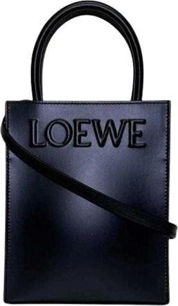 Loewe Pre-owned Tote Bag - Dames - Vintage Shopper - Zwart - ONE Size - Leer - Vintage
