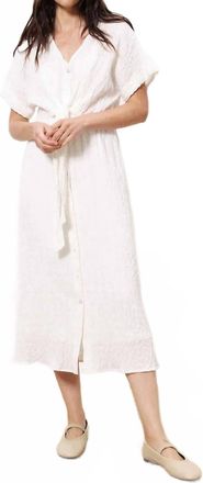 FRNCH Chryslaine Midi Dress In Cream