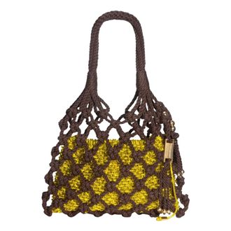 Hibourama Bags Shoulder Bags, female, Brown, Size: ONE SIZE Louisa Shoulder Bag