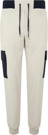 Moorer Broeken, Heren, Beige, M, Enrich Track Pants