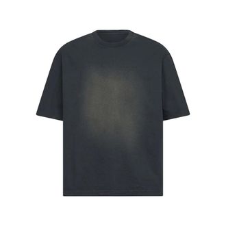 Golden Goose T-Shirts, male, Black, Size: L T-shirt in black cotton jersey with embroidered logo