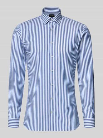 Olymp No. 6 Super Slim Fit Business-Hemd mit Kentkragen in Royal, Gr&ouml;&szlig;e 36