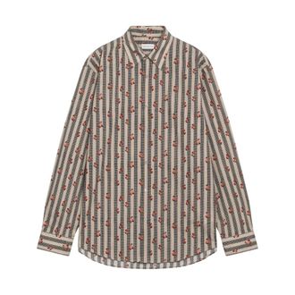 Dries Van Noten Heren, Overhemden, Beige, Maat: M Katoen