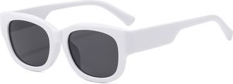 Generic Mens Outdoor Sports Sunglasses Vacation Womens Driving Sun Glasses(White)