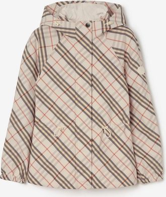 Burberry Reversible Check Hooded Jacket