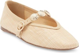Steve Madden Leia Woven Flat in Natural at Nordstrom Rack, Size 7.5