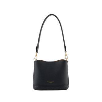 Pourchet Tassen, Dames, Zwart, ONE Size, Leer, Manhattan - Nano