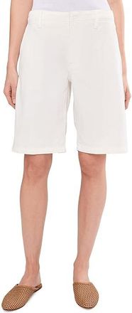 Liverpool L.A. Weekender Mid-rise Relaxed Shorts Womens Shorts Bright White : 14 24, Cotton/Polyester