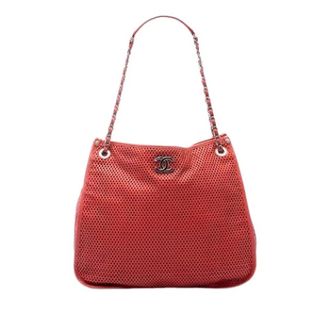 Chanel Pre-owned Up in the Air Tote - Dames - Pre-owned - Rood - Maat: ONE Size Leer