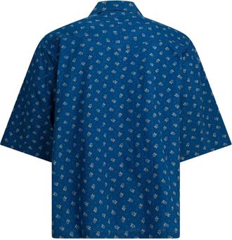 KAPITAL Camicia a fiori - Blu