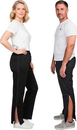Dobsom Salt&ouml; Adaptive Pants, Long Detachable Zippers, Fully Open Design, Post-Surgery, Removable, Tear Away, Medical Pants for Rehabilitation (UK, Alpha, 6XL
