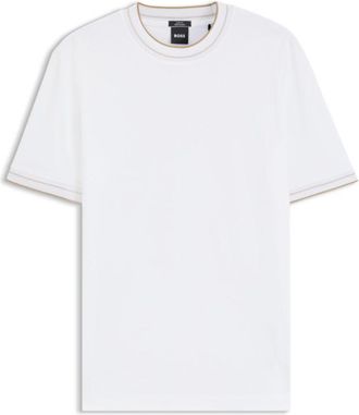 BOSS Slim-fit cotton T-shirt with crew neck