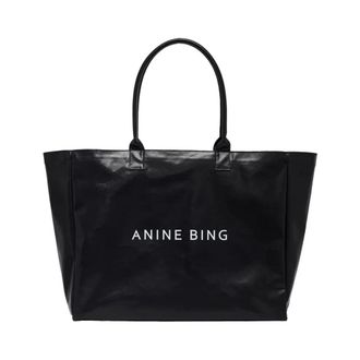 Anine Bing Leo Tote - - Bags - Donna - Nero - ONE SIZE
