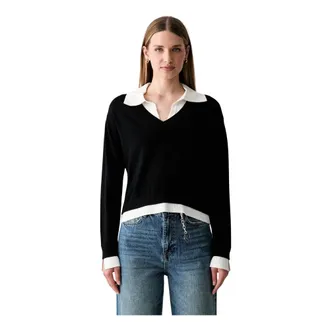Liu Jo Mujer, Jerseys, Negro, Talla: M