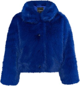 Faina Blouson van namaakbont Dames KONING BLAUW