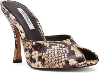 Steve Madden Jules Sandal in Snake at Nordstrom, Size 8.5