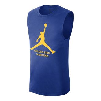 Air Jordan Logo x NBA Golden State Warriors Essential Tank Blue FQ1971-495
