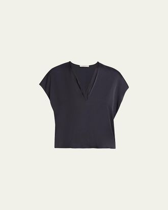 Vince Sleeveless Draped Top