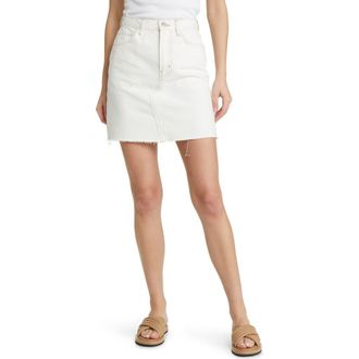 Frame Denim Le High N Tight Denim Skirt in Ecru at Nordstrom Rack, Size 33