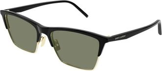 Saint Laurent Authentieke Premium Kwaliteit Bril - unisex - Zonnebrillen - Zwart - 55 MM - Accessoires