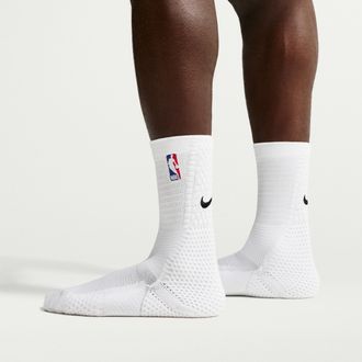 Nike Unisex Unicorn Dri-FIT ADV NBA Cushioned Crew Socks (1 Pair) in White | FZ3075-100
