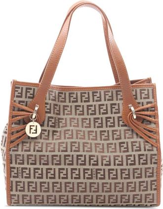 Fendi Pre-owned Fendi Zucchino Canvas Handbag Ladies 1F0XXUVFITOZFF0P