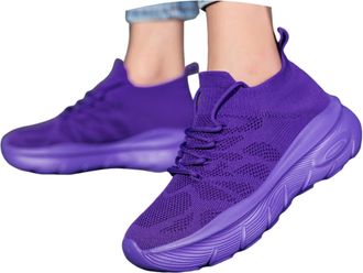 Generic Sports Shoes Womens Casual Shoes Summer Mesh Lace Up Jogging Shoes Breathable Running Shoes Plain Lightweight Trainers Gym Shoes Street Trainers Train