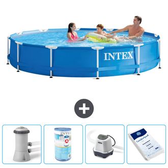 Intex Piscina Con Estructura Redonda - 366x76 Cm - 7-piezas S41742