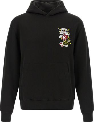 Kenzo Wild Tiger Embroidered Sweatshirt Black