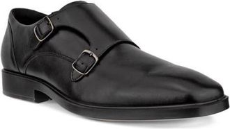 Ecco Metropole Milan Double Monk Strap Derby in Black at Nordstrom, Size 12-12.5Us