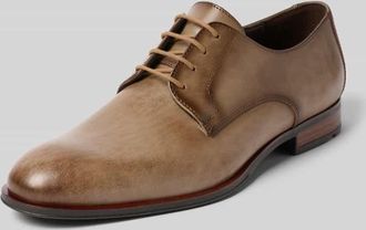 Lloyd Derby aus Leder Modell CORE PLUS in Beige, Gr&ouml;&szlig;e 42,5