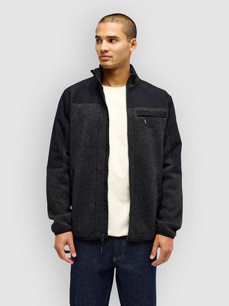 Quiksilver Keller Outdoor Fz Felpa con Zip nero