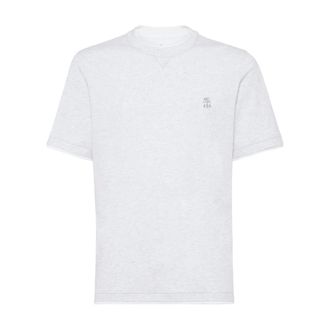 Brunello Cucinelli Hombre, Camisetas, Blanco, Talla: XL