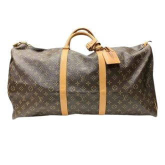 Louis Vuitton Pre-owned Keepall Monogram Boston Bag - unisex - Louis Vuitton Vintage - Vintage Weekend Bags - Brown - ONE SIZE - Pre-owned