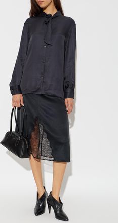 A.P.C. Marguerite Shirt, Womens, Navy Blue