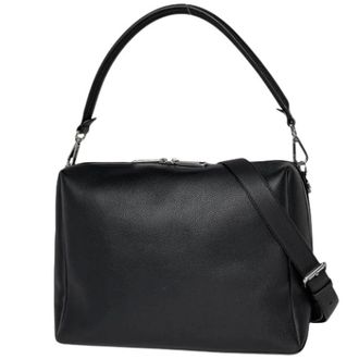 Fendi Pre-owned Vintage Schoudertas - Dames - Pre-owned - Zwart - Maat: ONE Size Leer