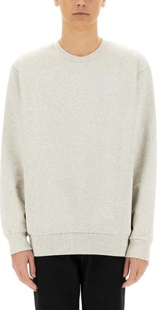 A.P.C. Regular Fit Cotton Sweatshirt With Subtle Logo Detail