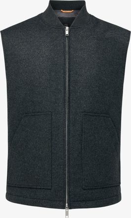 Genti Bodywarmer Zach | Donkergrijs
