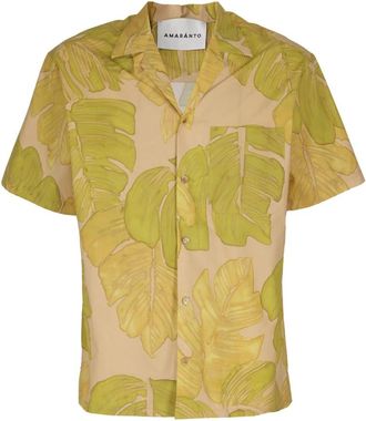 Amaranto Short Sleeve Shirts - Heren - Korte mouwen Overhemden - Veelkleurig - XL - Katoen - Overhemden