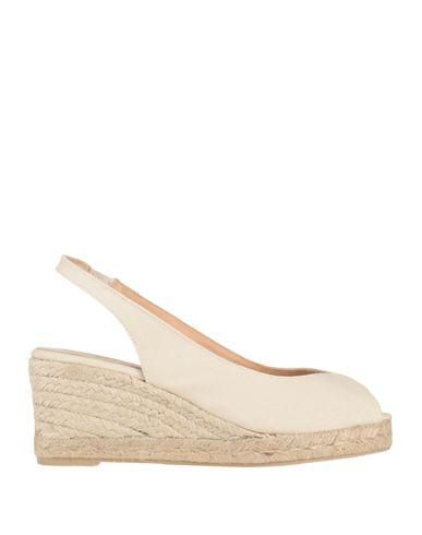 Espadrilles CASTANER Taille 38 - Champagne Doré - Compensées - Talon Moyen