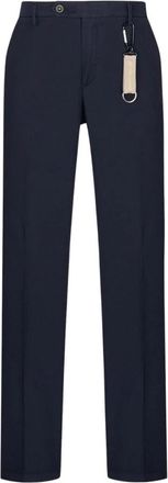 Manuel Ritz Pantalone Tinto - Heren - Straight fit broeken - Blauw - L - Katoen - Broeken