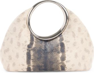 Jacquemus Le Petit Calino Snakeskin Embossed Leather Top Handle Bag in Multi-Beige 015 at Nordstrom