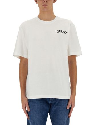 Versace White Crew Neck T-Shirt