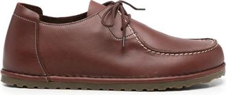 Birkenstock Utti Lace Contrast-stitch Leather Sneakers
